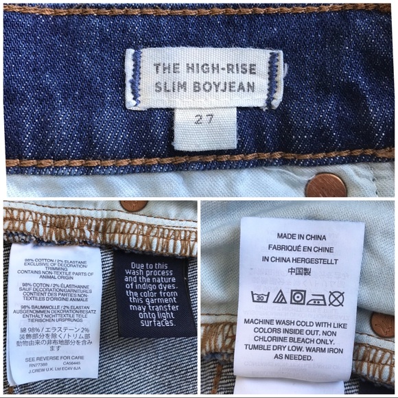 Madewell High Rise Slim Boy jeans Boyfriend Fit - Picture 8 of 8